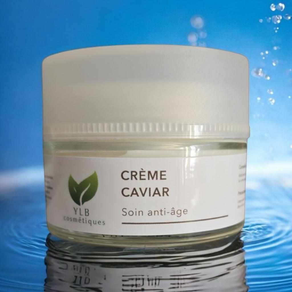 Crème visage anti-âge enrichie en extrait de caviar